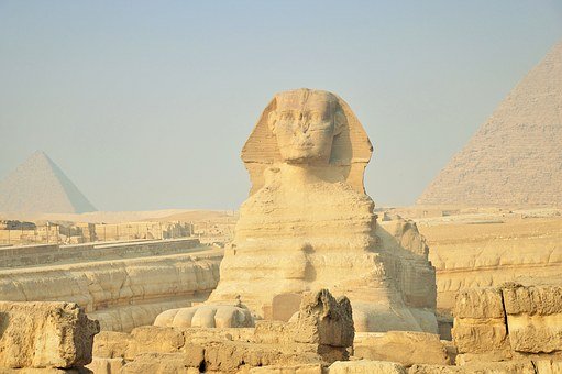 Egipto, Desierto, Templo Egipcio, Giza